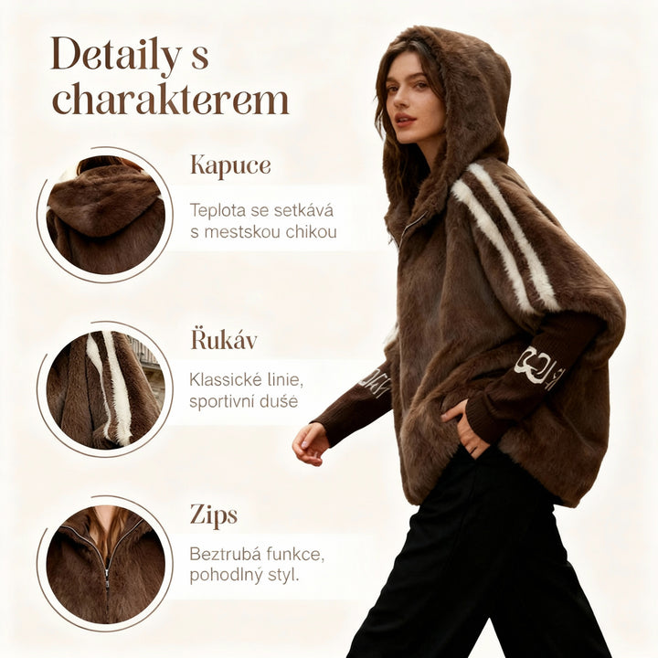 Karolína – Comfortable Coat with Hood
