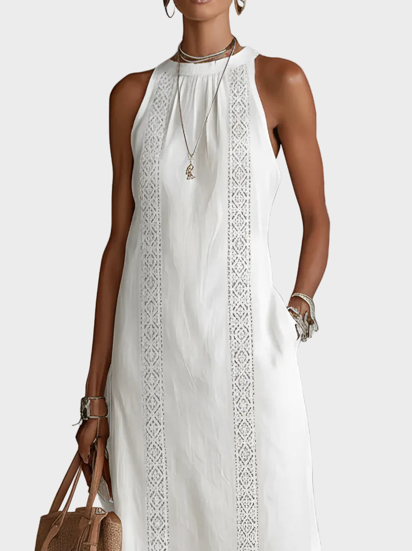 Jimena - linen midi dress