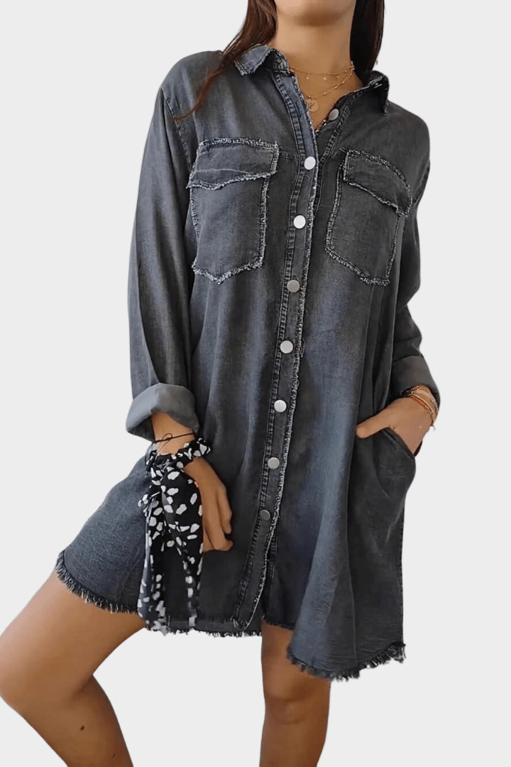 Sidsel - Denim shirt dress