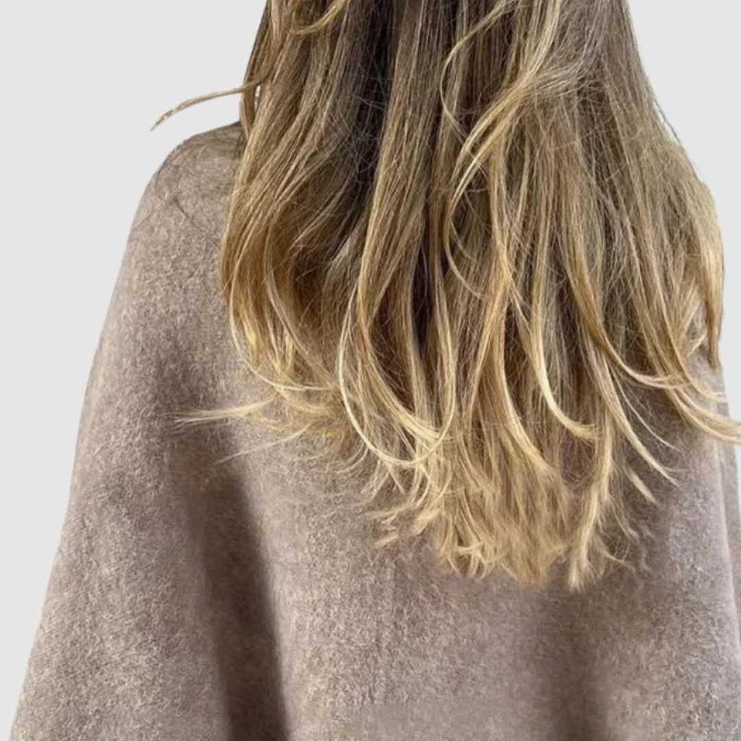 Jasmína - Coat with a loose neckline