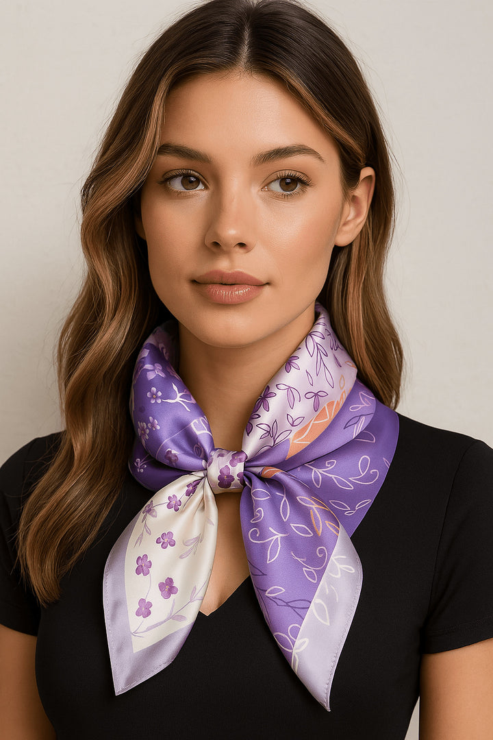 Johanne - Violetta silk scarf