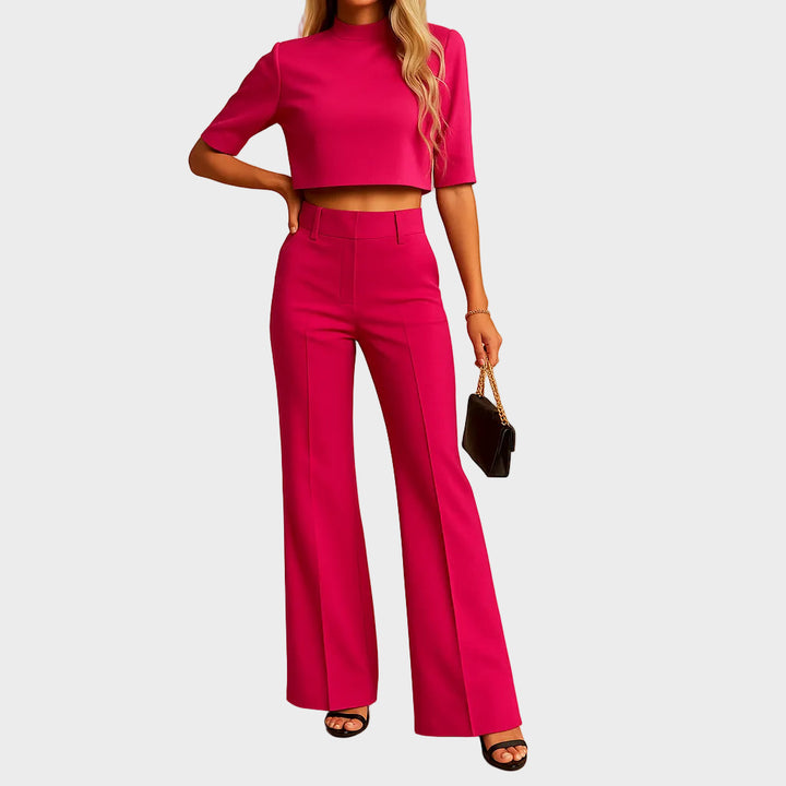 Mareen - Matching fall set with top and pants for women