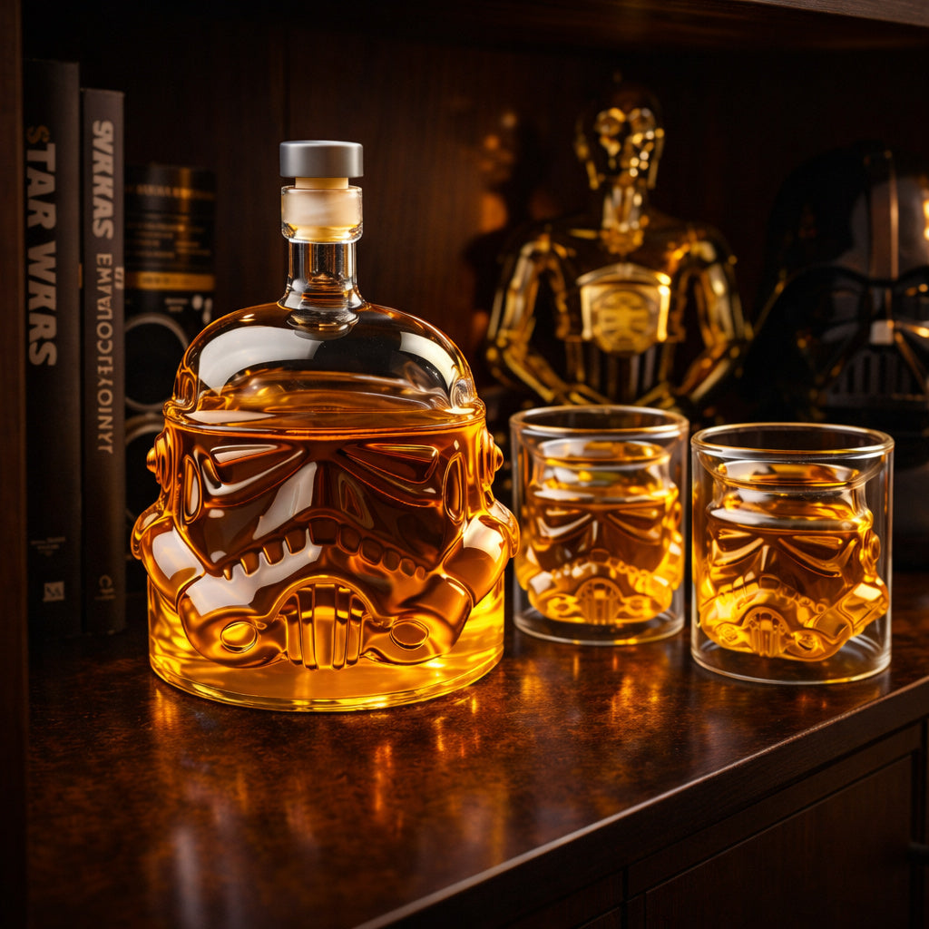 Whiskey carafe - Set with a carafe and glasses