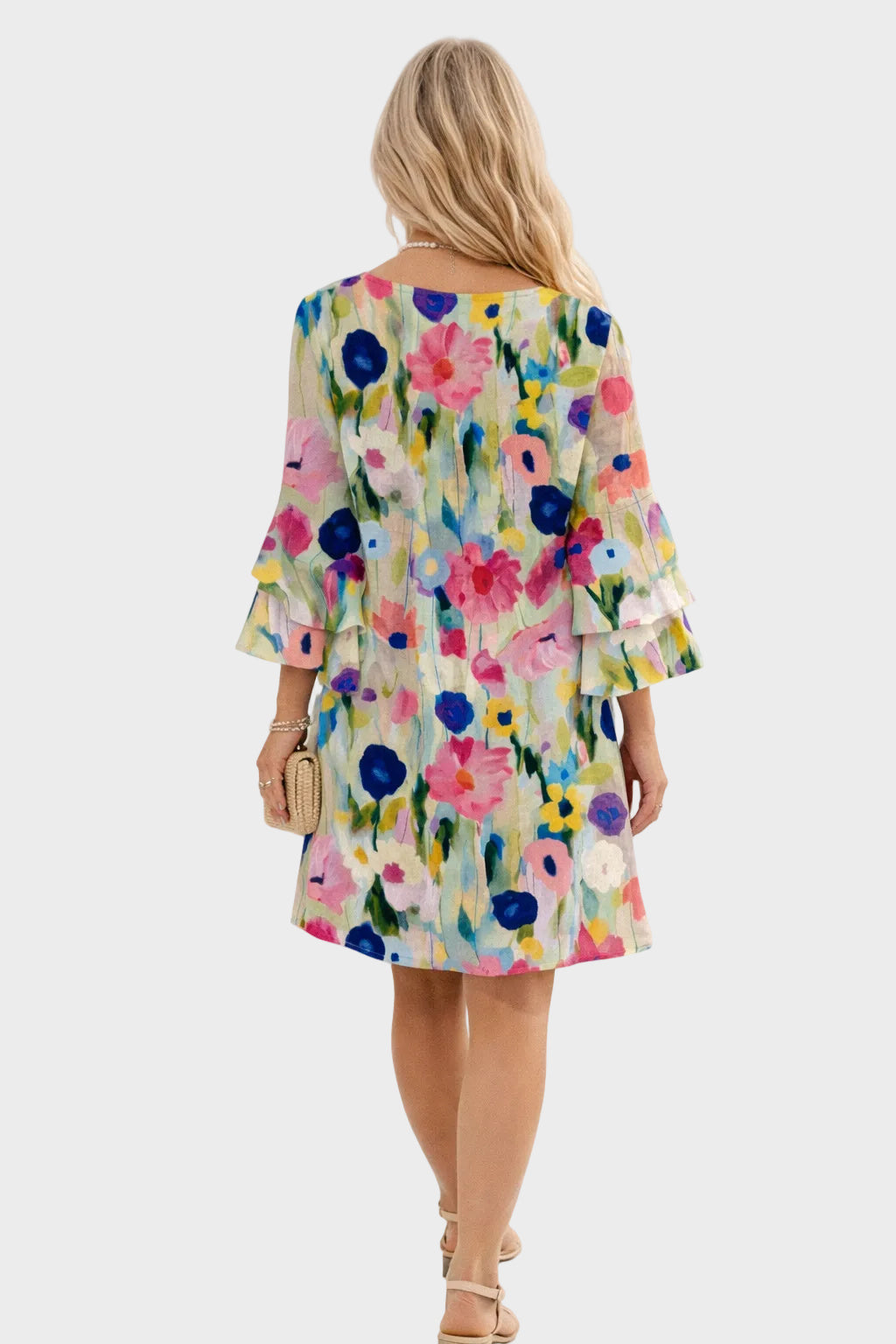 Mia - Elegant Floral Mini Dress
