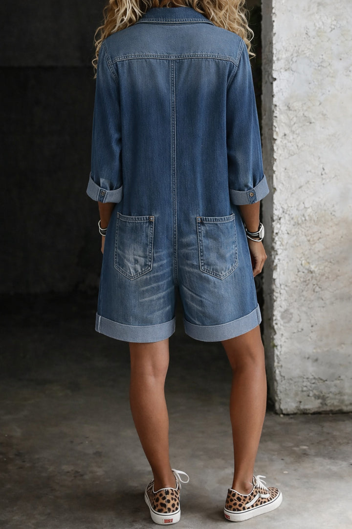 Natalia - Casual Jumpsuit Short Pants