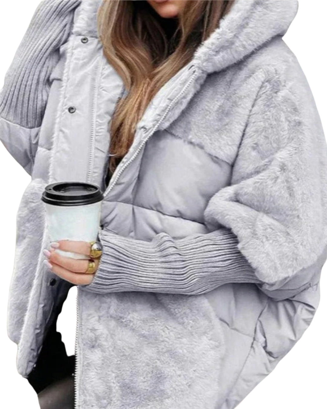 Dominika - Quilted coat with a hood