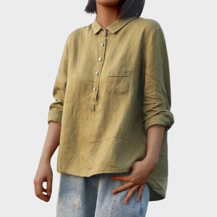 Karolína - linen blouse