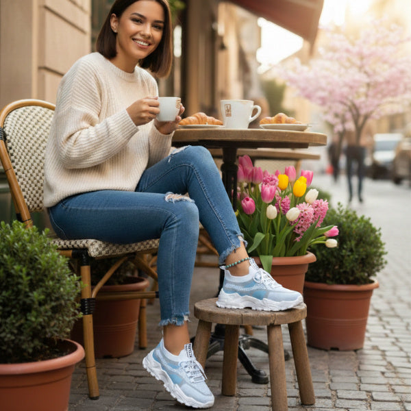 Airsynq - breathable women's sneakers for all-day comfort