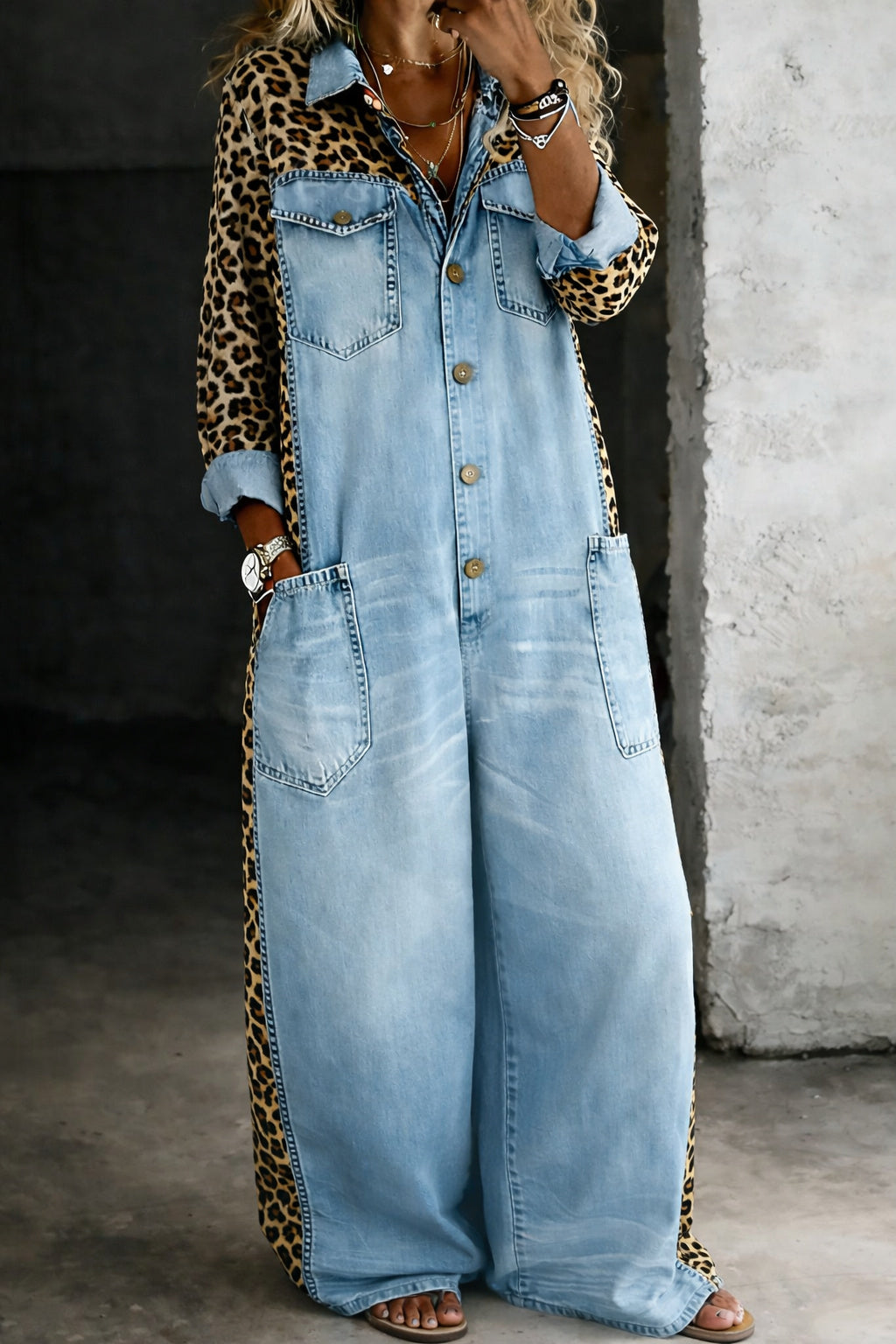 Iga - Denim overalls