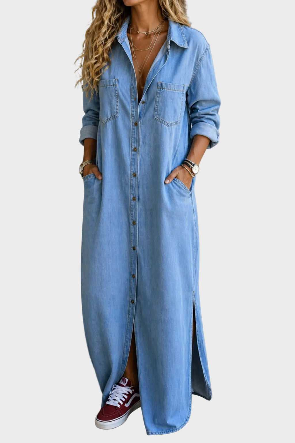 Delana - Dress With Buttons