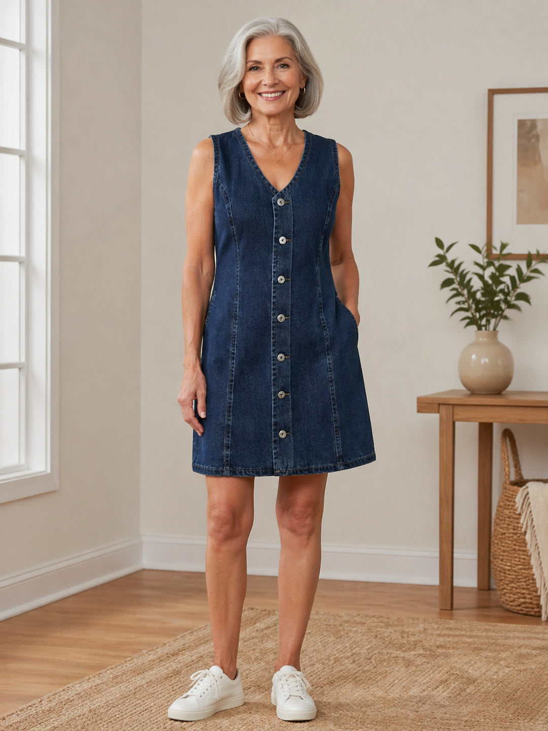 Liliana - Casual Denim Dress