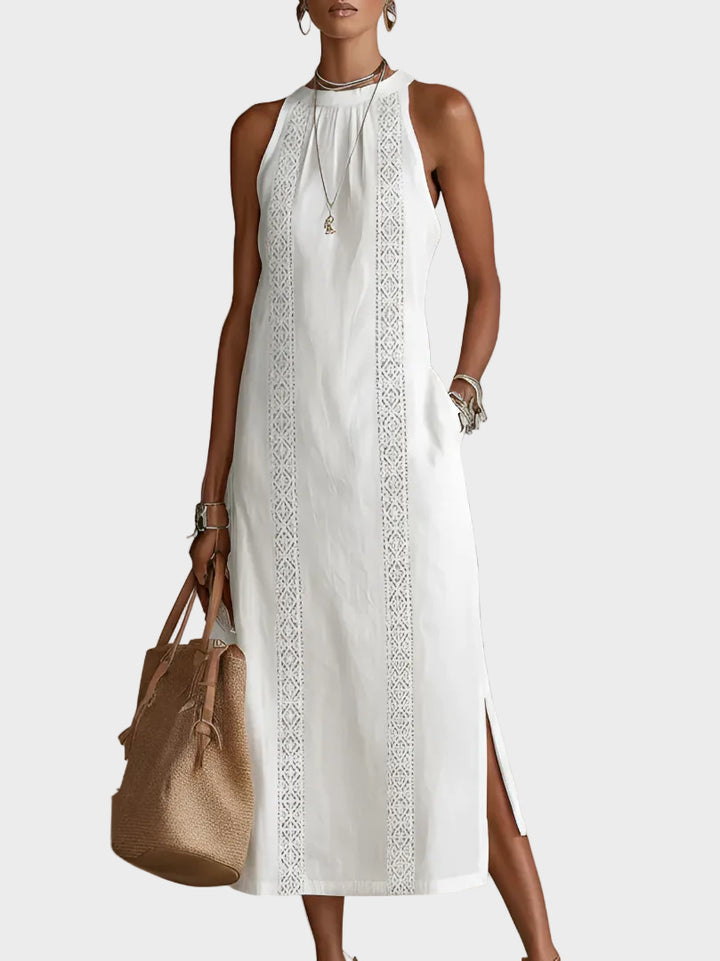 Jimena - linen midi dress