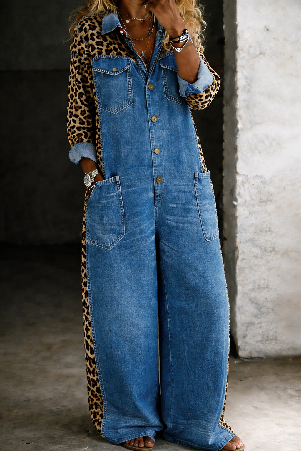 Iga - Denim overalls