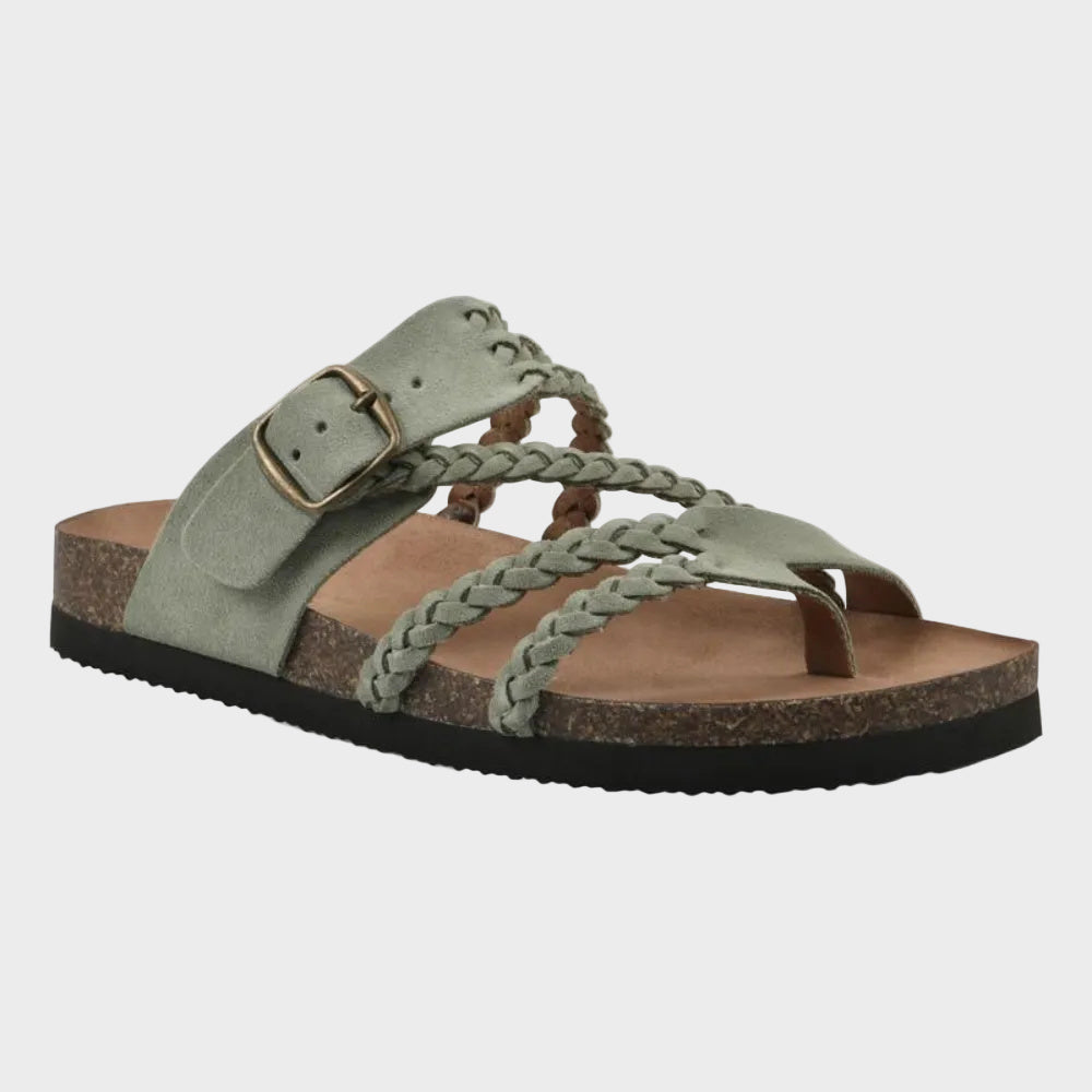 Aurora - Braided Anatomic Cork Sandals