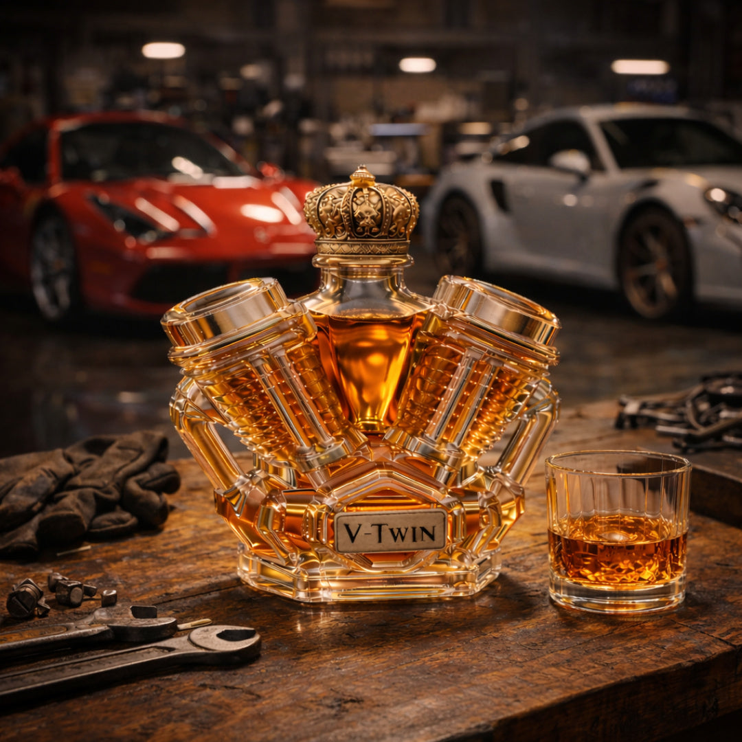 Whiskey decanter - V8 edition