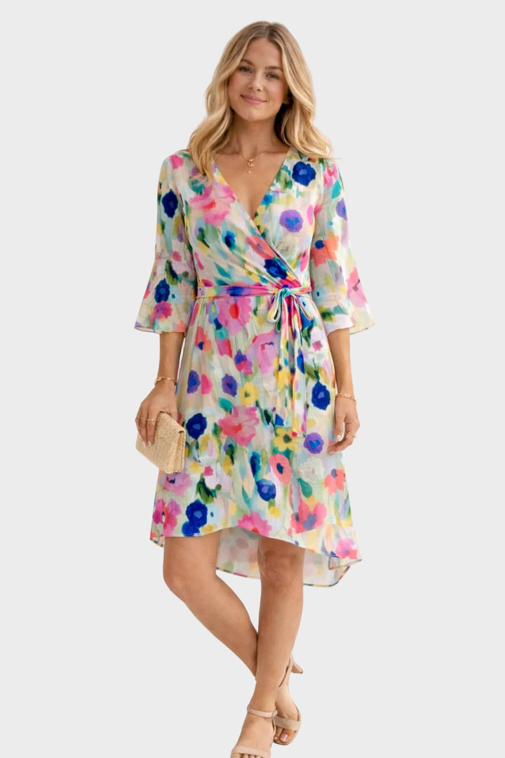 Mia - Elegant Floral Mini Dress
