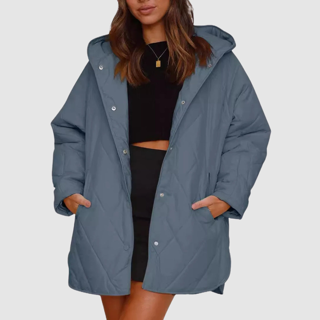 Kristýna - Excessively large winter coat with a hood