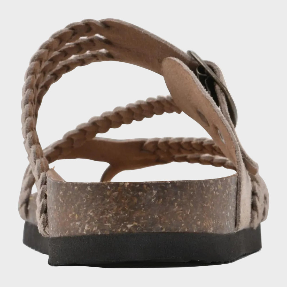 Aurora - Braided Anatomic Cork Sandals