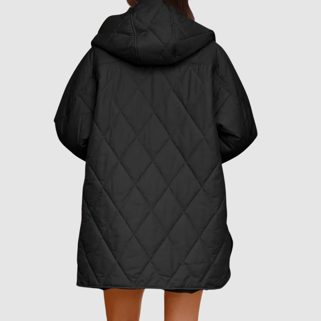 Kristýna - Excessively large winter coat with a hood