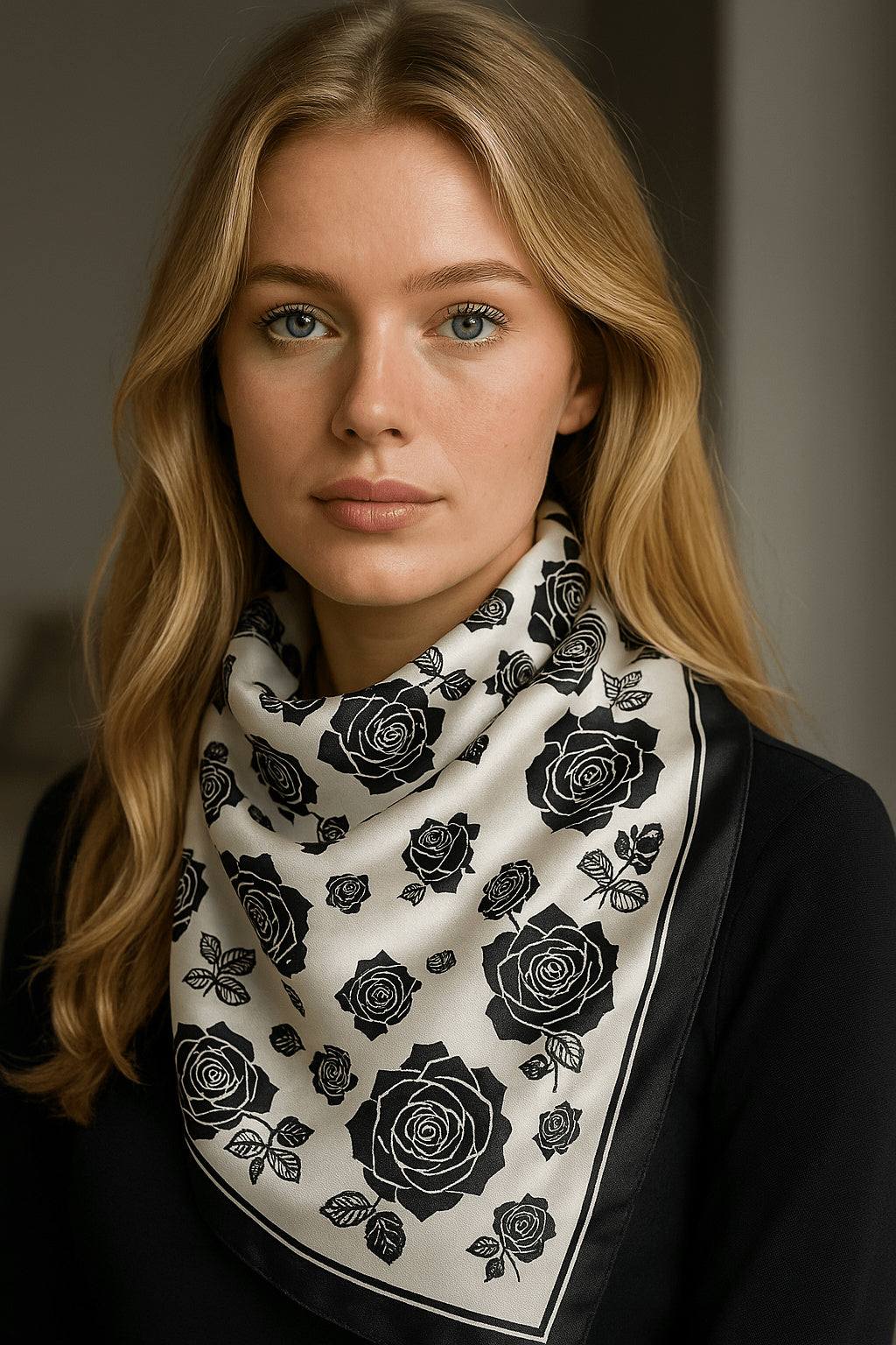 Viola - Elodie silk scarf