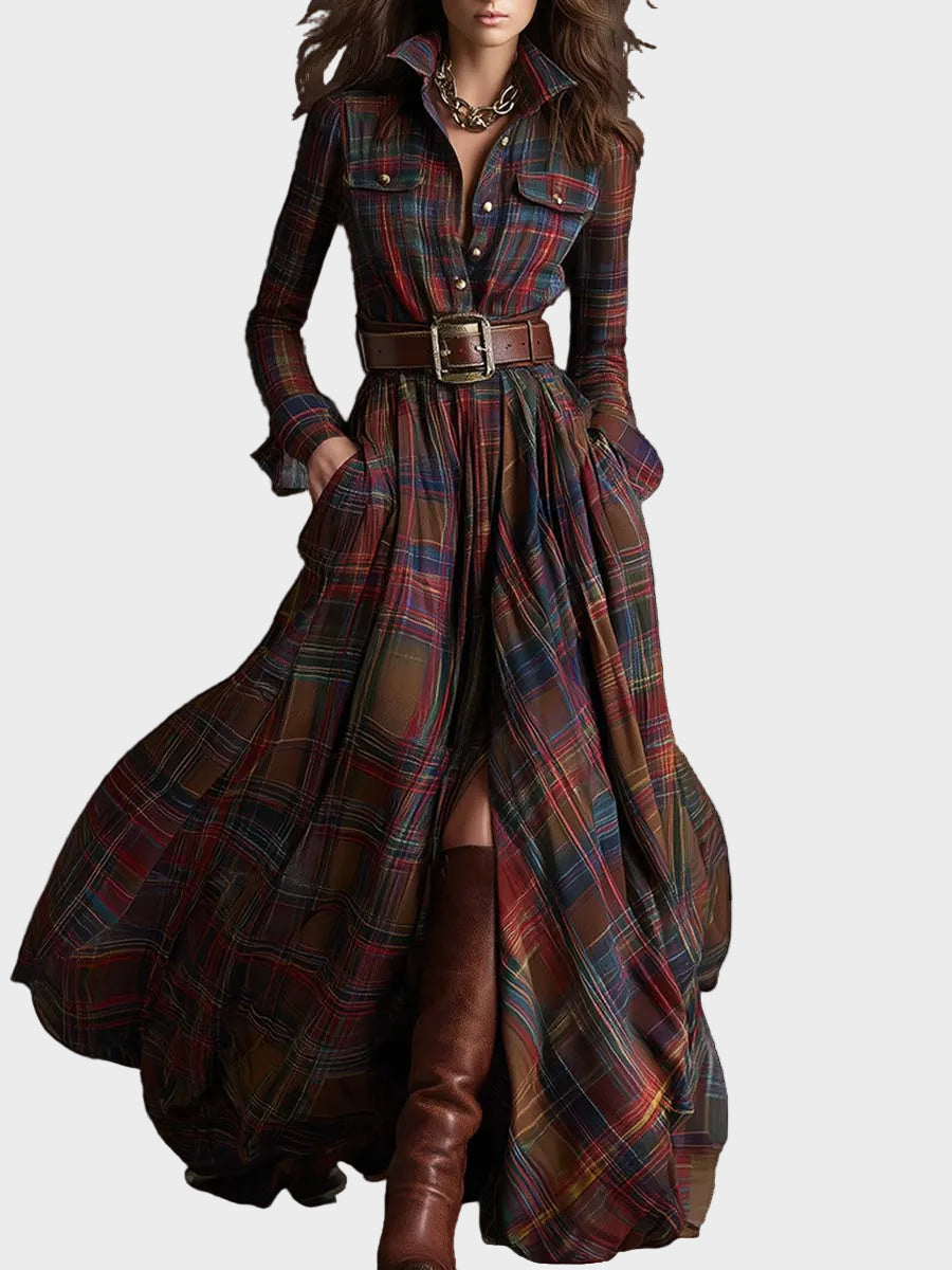 Evelyn - Classic Elegant Shirt Dress