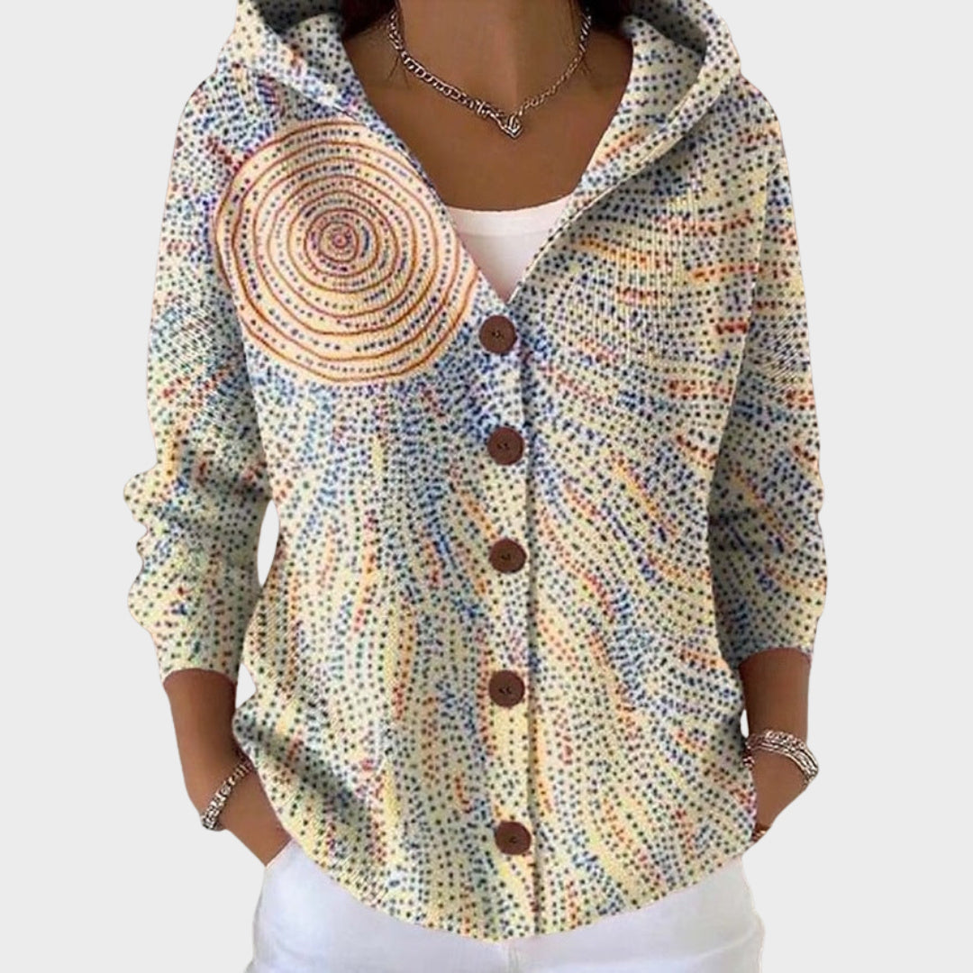 Cassidy - Warm long cardigan for women