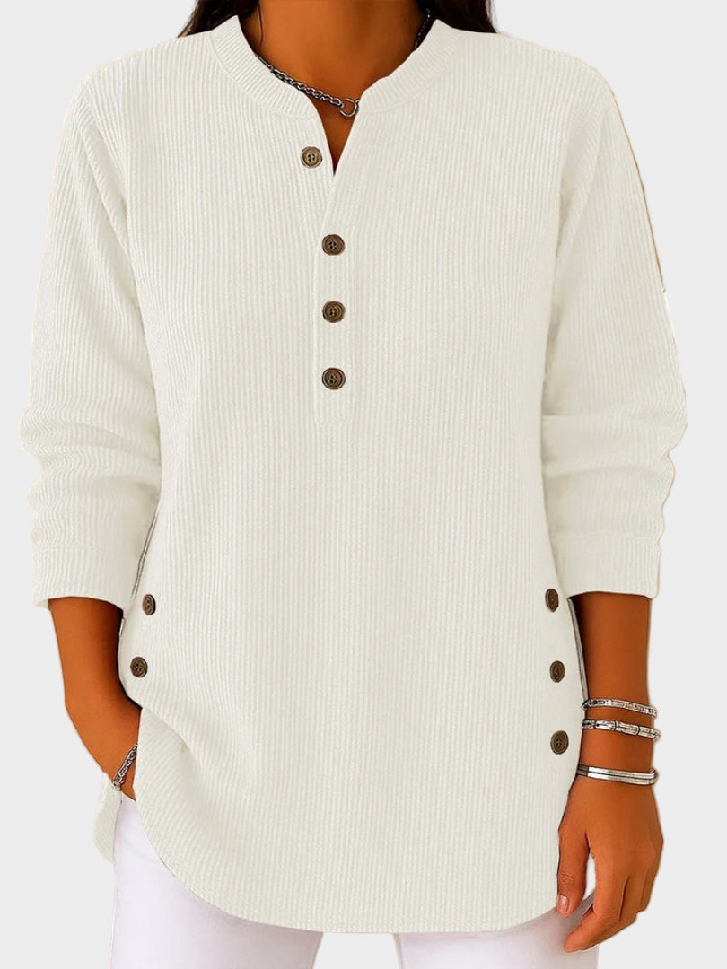 Seraphina - Classic sweater with a round neckline