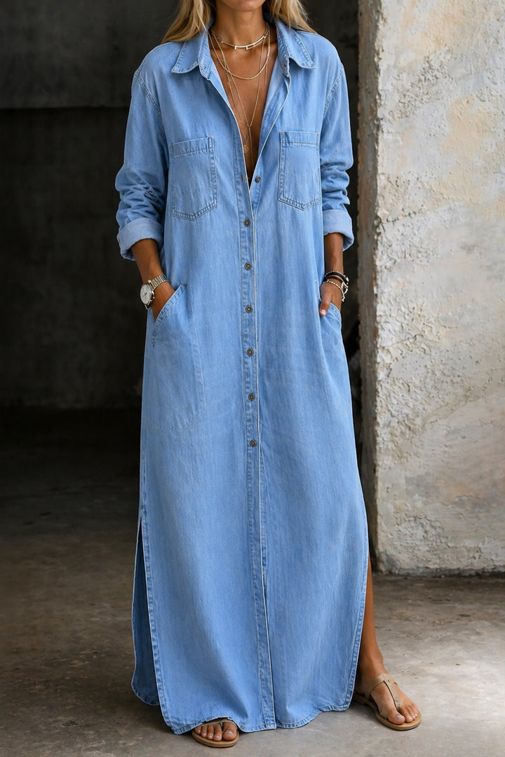 Delana - Dress With Buttons
