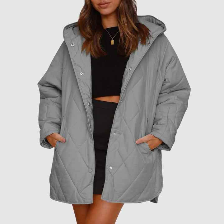 Kristýna - Excessively large winter coat with a hood
