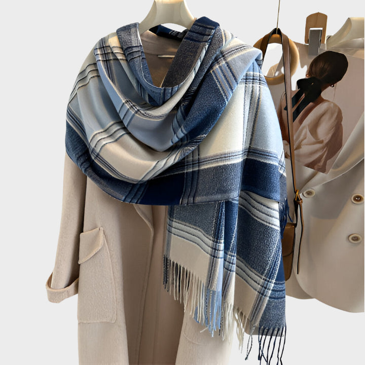Balbina - Luxurious Classic Checked Scarf