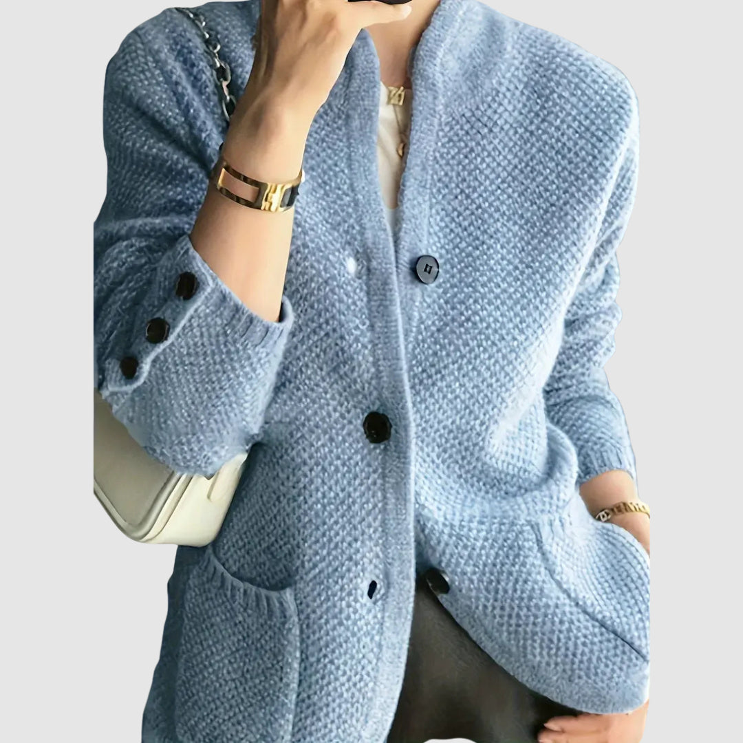 Mia - Comfortable Sweater Jacket