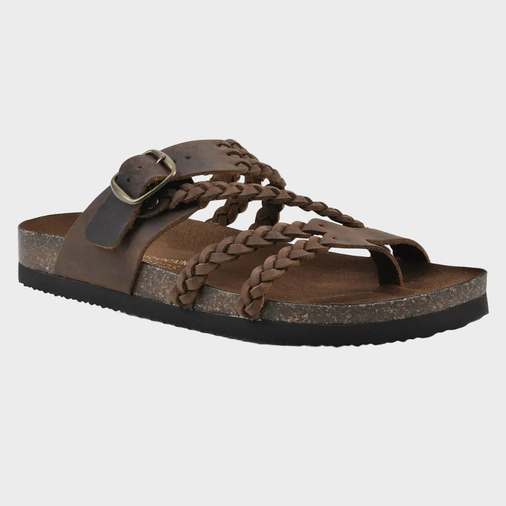 Aurora - Braided Anatomic Cork Sandals