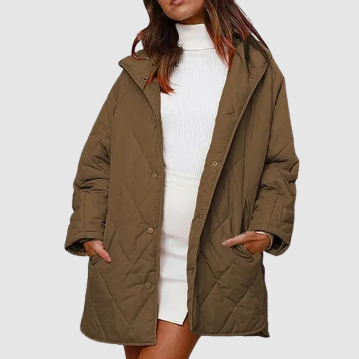 Kristýna - Excessively large winter coat with a hood