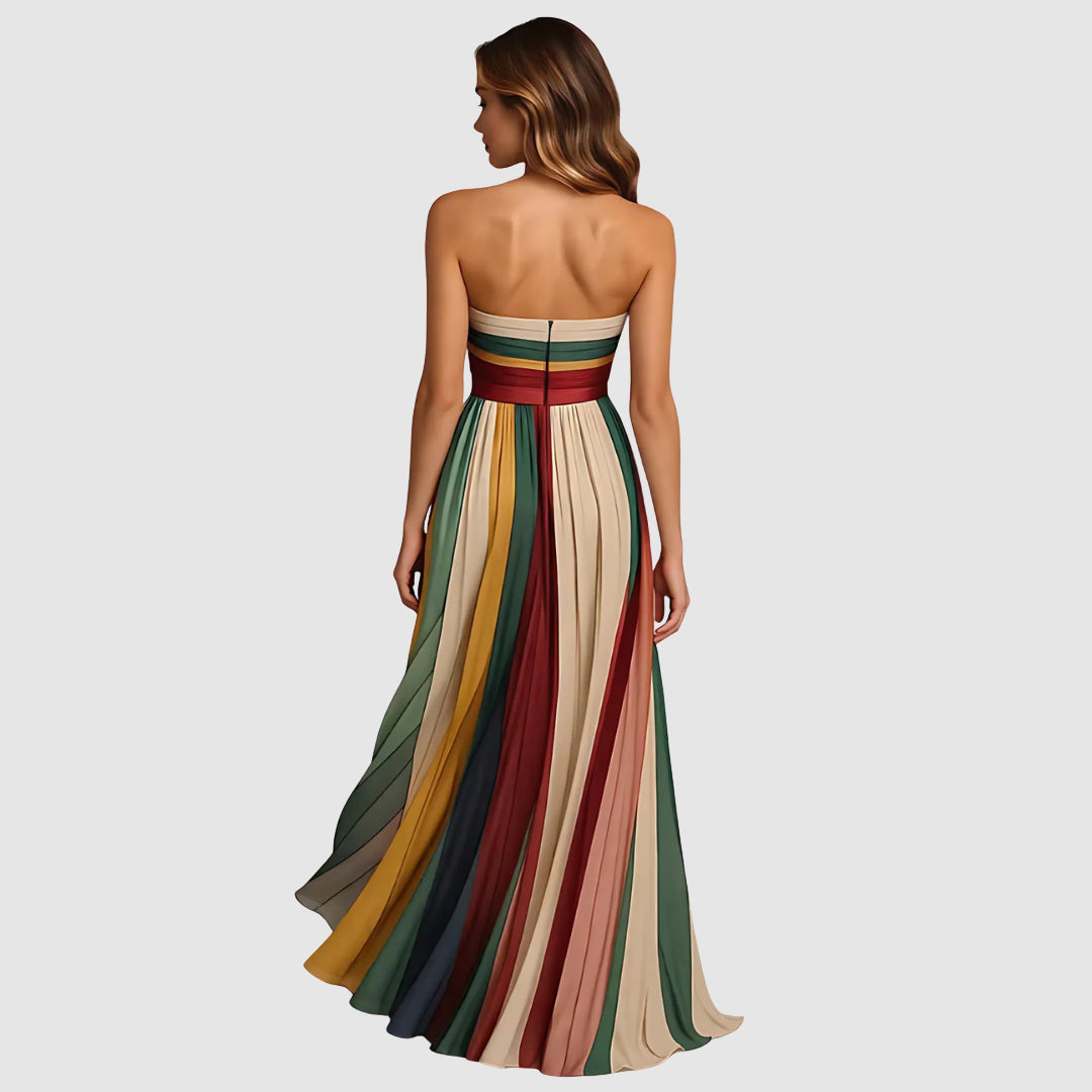 Sára - Colourful sleeveless dress