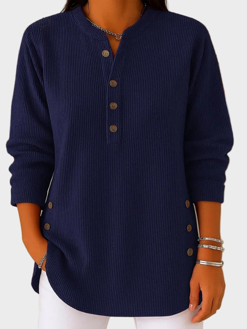 Seraphina - Classic sweater with a round neckline