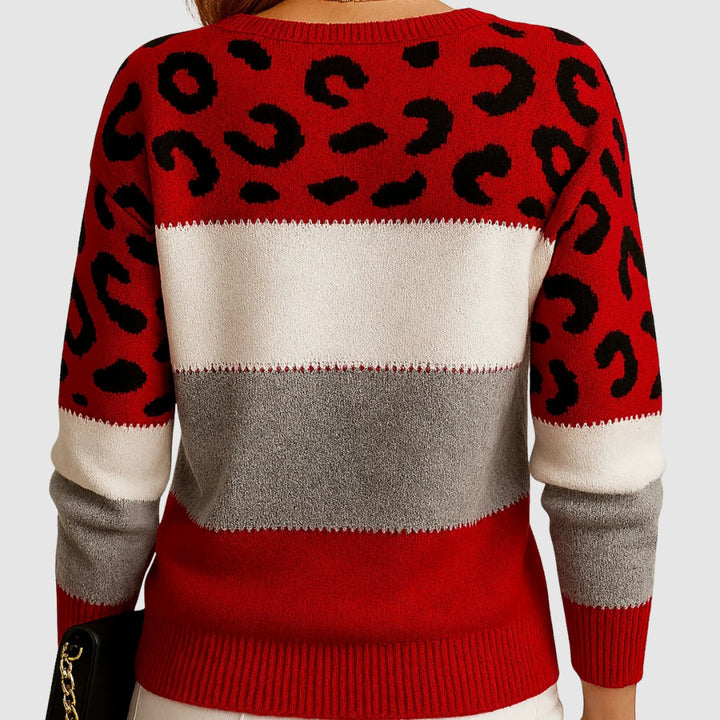 Klára - Leopard print sweater