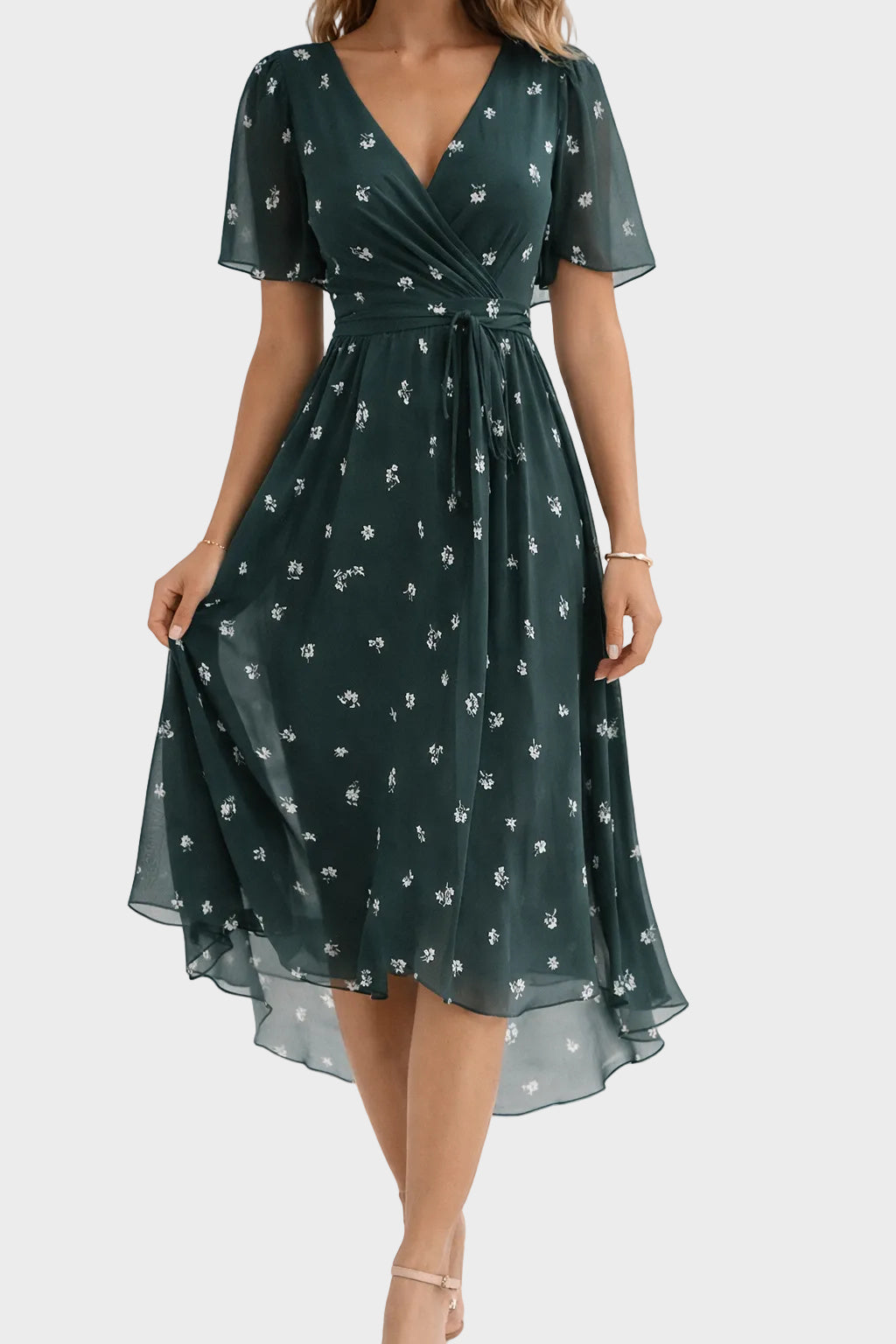 Mia - Elegant Floral Mini Dress