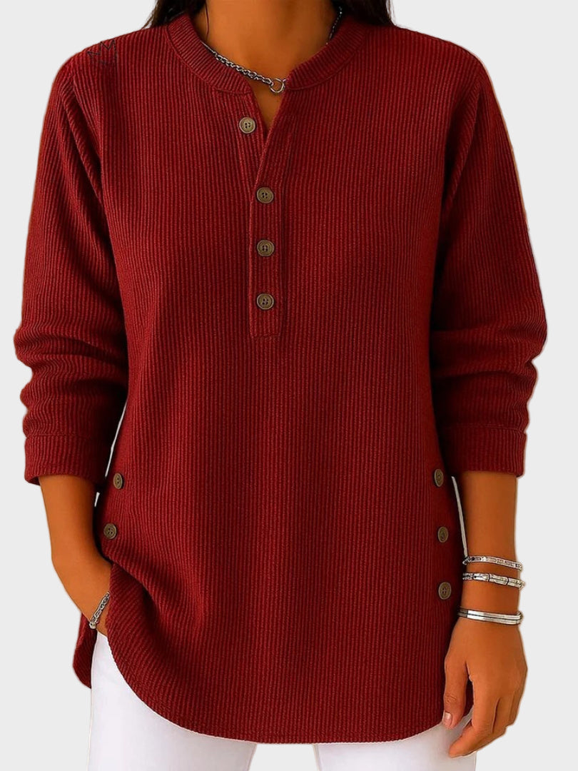 Seraphina - Classic sweater with a round neckline