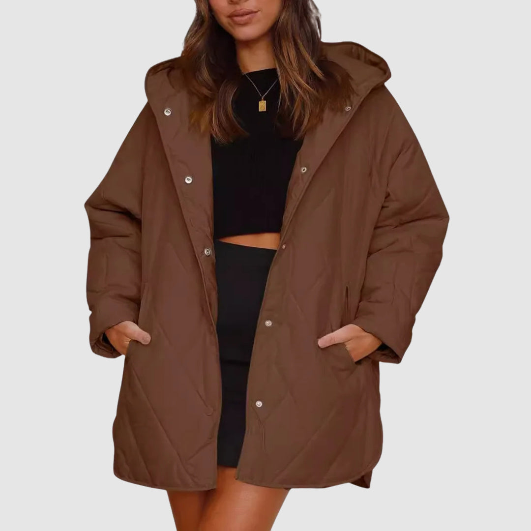 Kristýna - Excessively large winter coat with a hood