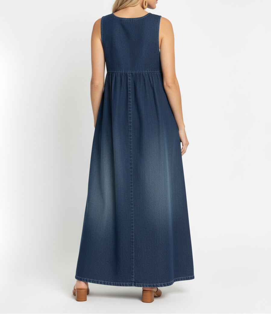 Iwona - Maxi Dress made of Vintage Denim