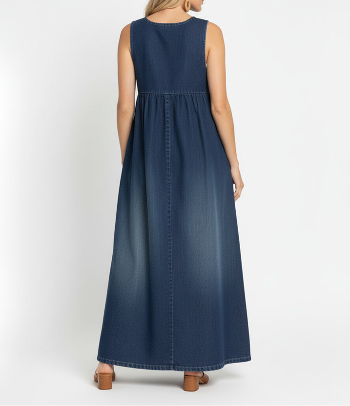 Iwona - Maxi Dress made of Vintage Denim