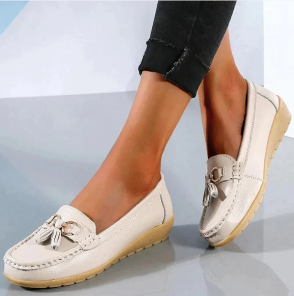 Tassel Wedge Loafers