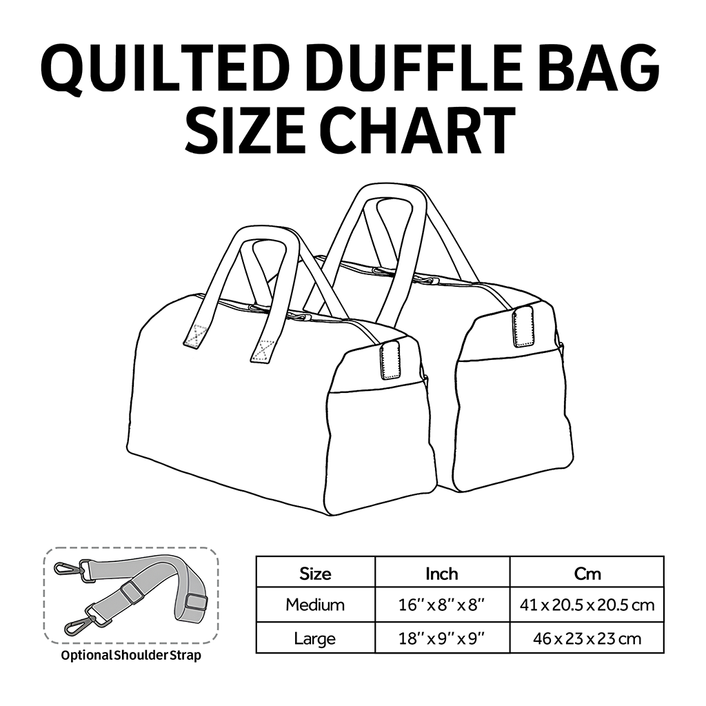 Wiggle Nose Quilted Duffle Bag
