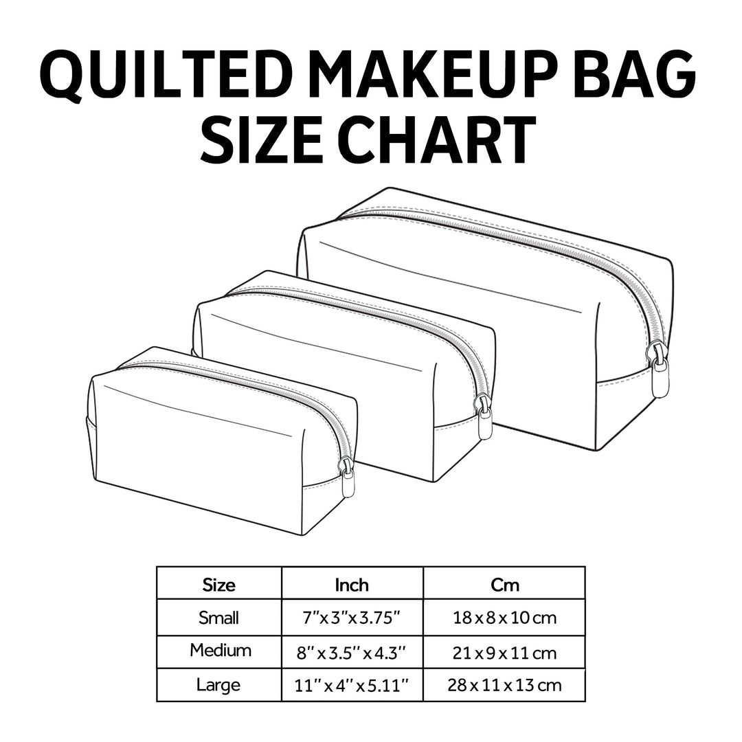 Sunny Beam Quilted Makeup Bag