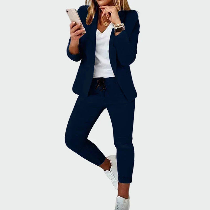Ella - Women's loose trousers and jacket set