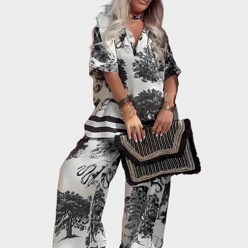 Freja – Set with a blouse and trousers