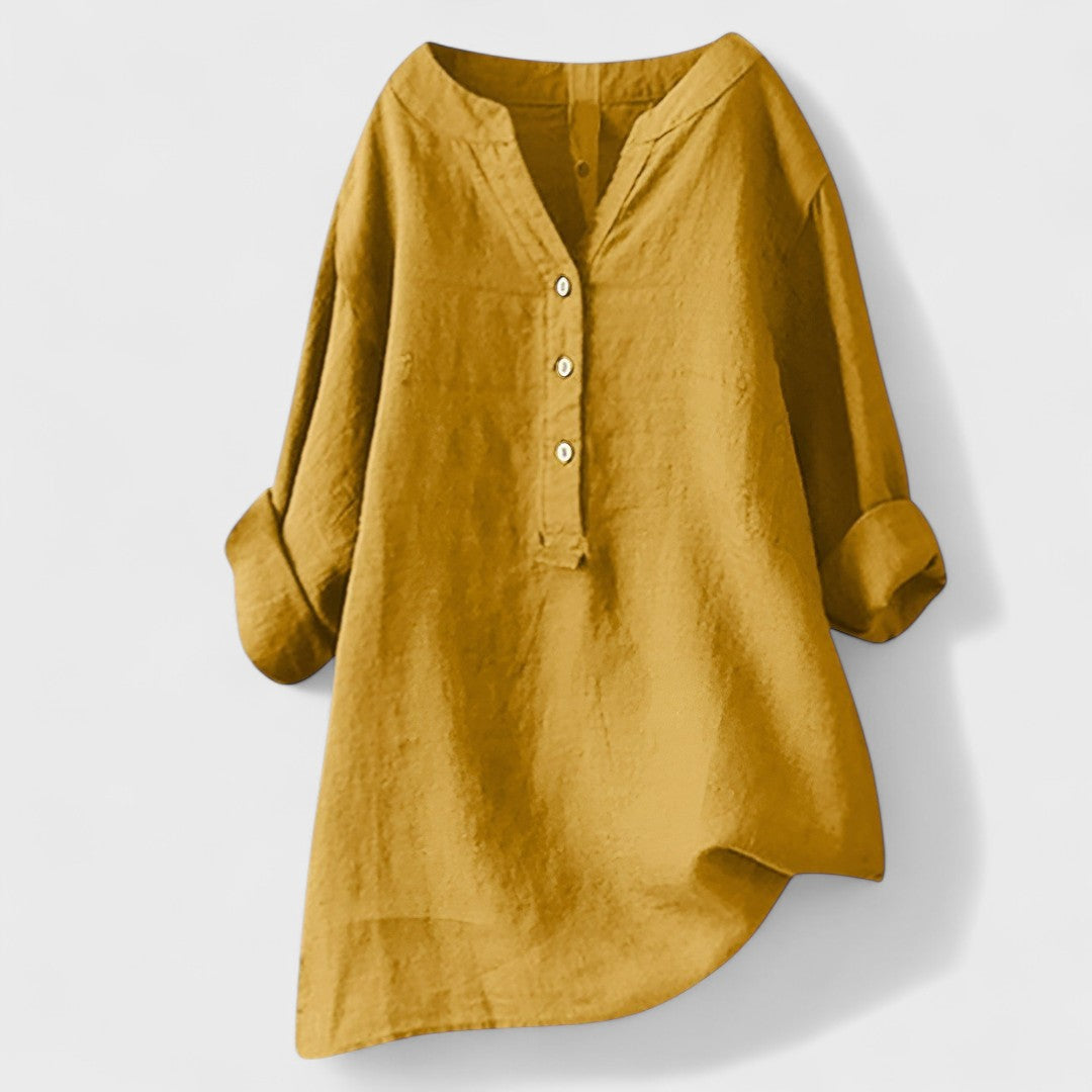 Freya - Comfortable Button Shirt